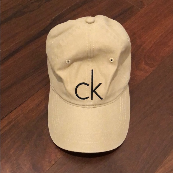 Nwot Calvin Klein Tanbeige Baseball Cap 